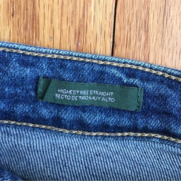 Wild Fable Highest Rise Straight Crop Jeans | Size 00 - Picture 5 of 10